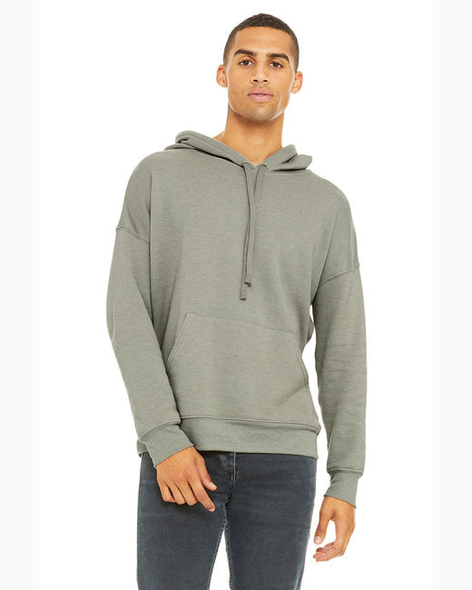 Sudadera unisex con capucha de forro polar y hombros caídos - 3729