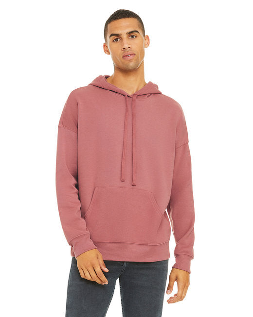 Sudadera unisex con capucha de forro polar y hombros caídos - 3729