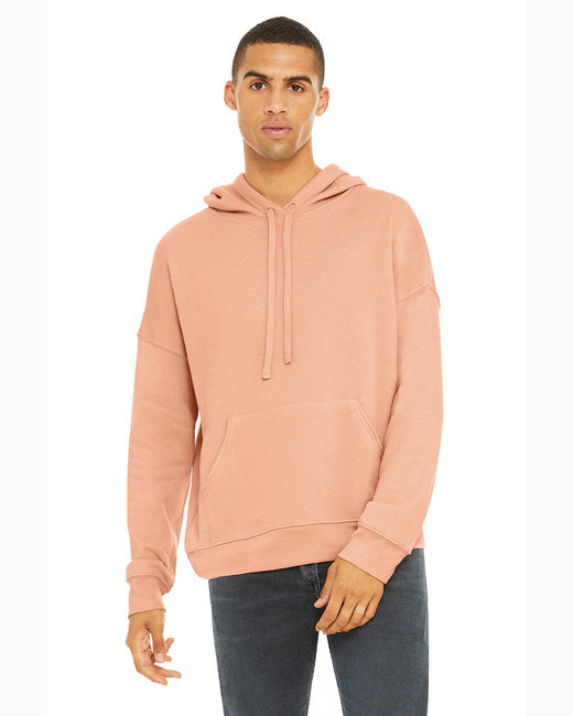 Sudadera unisex con capucha de forro polar y hombros caídos - 3729