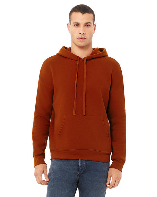 Sudadera unisex con capucha de forro polar y hombros caídos - 3729