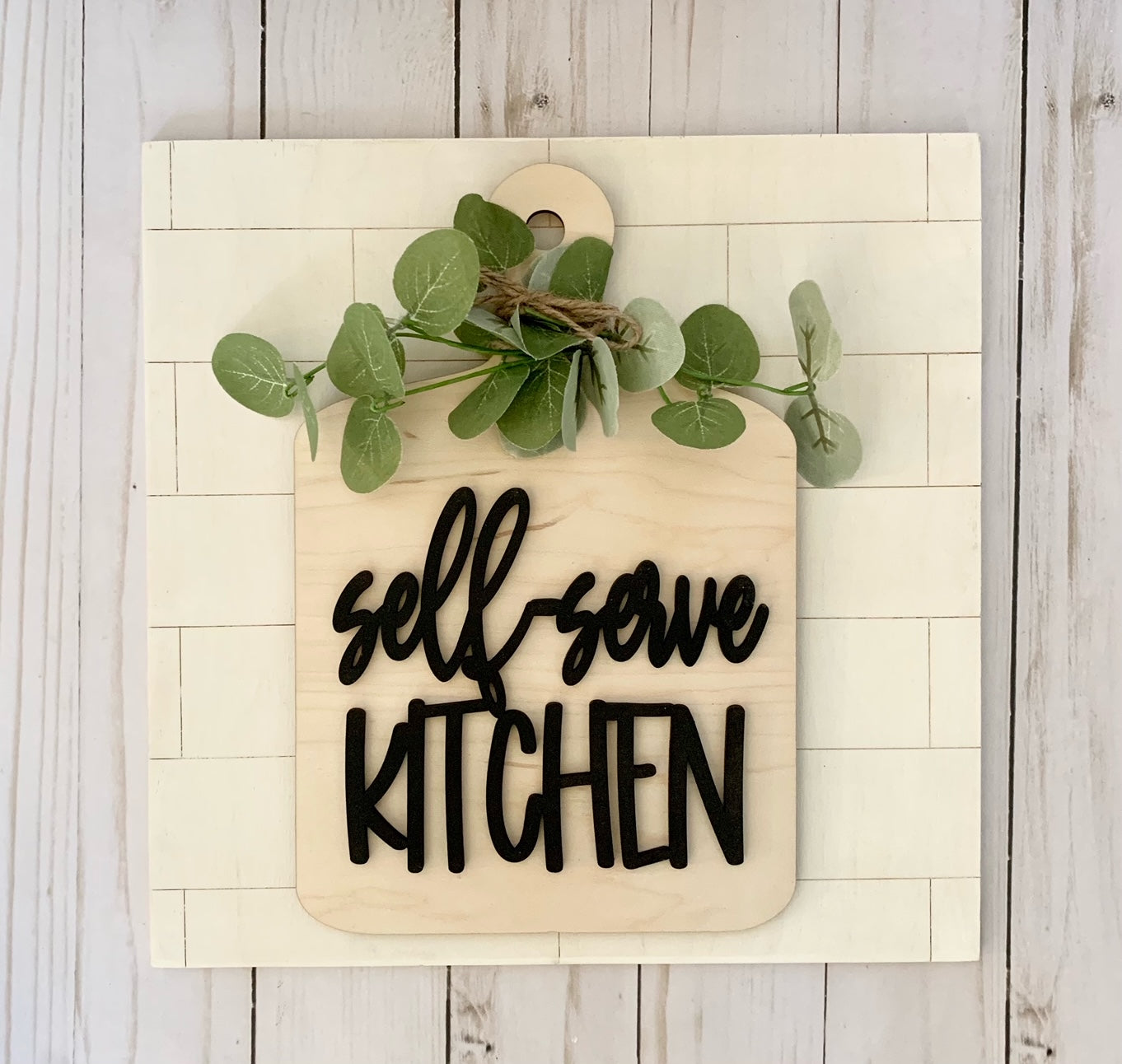 Caja de decoración completa para cocina de autoservicio