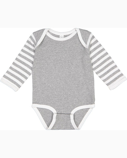 Infant Long-Sleeve Baby Rib Bodysuit