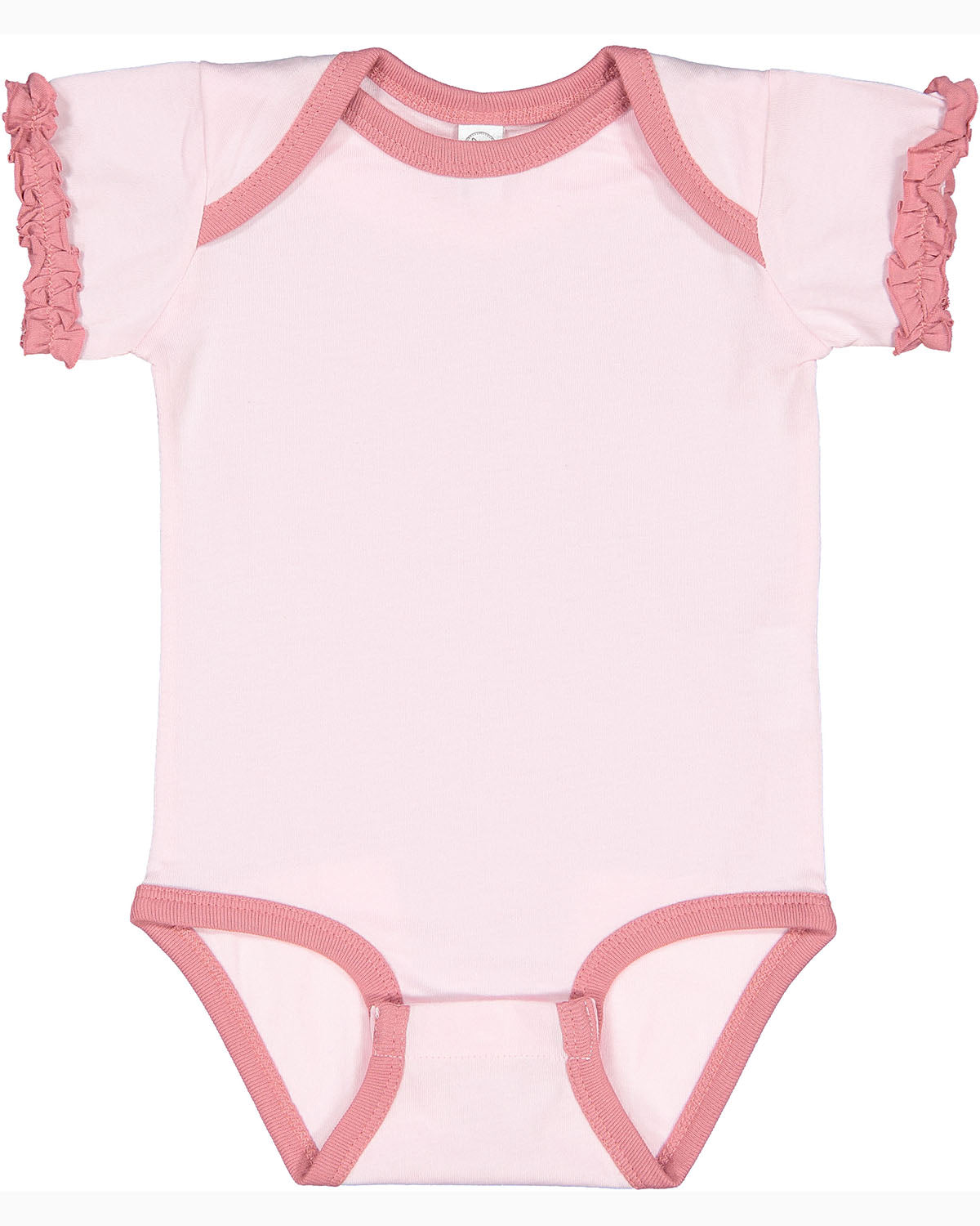 Infant Ruffle Fine Jersey Bodysuit - 4429