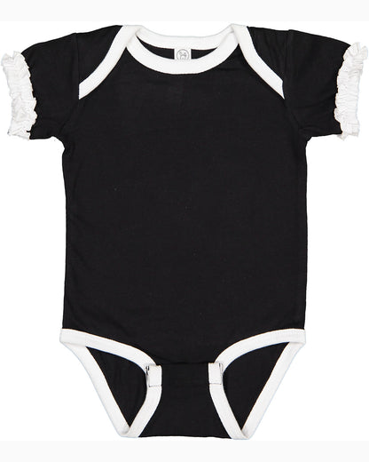 Infant Ruffle Fine Jersey Bodysuit - 4429