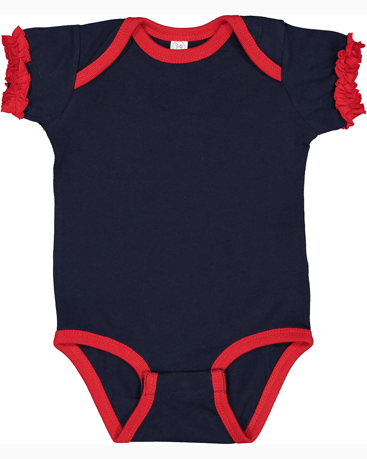 Infant Ruffle Fine Jersey Bodysuit - 4429