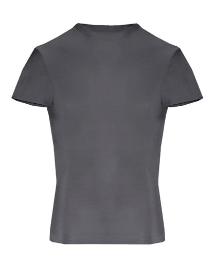 Camiseta de compresión de manga corta de poliéster y elastano para adultos CrossFit A4