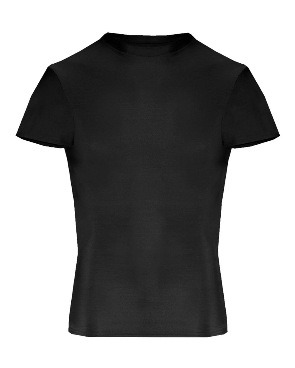 Camiseta de compresión de manga corta de poliéster y elastano para adultos CrossFit A4