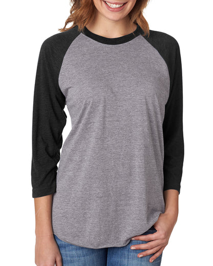 Dreaming of a White Christmas Unisex Baseball/Raglan T-Shirt