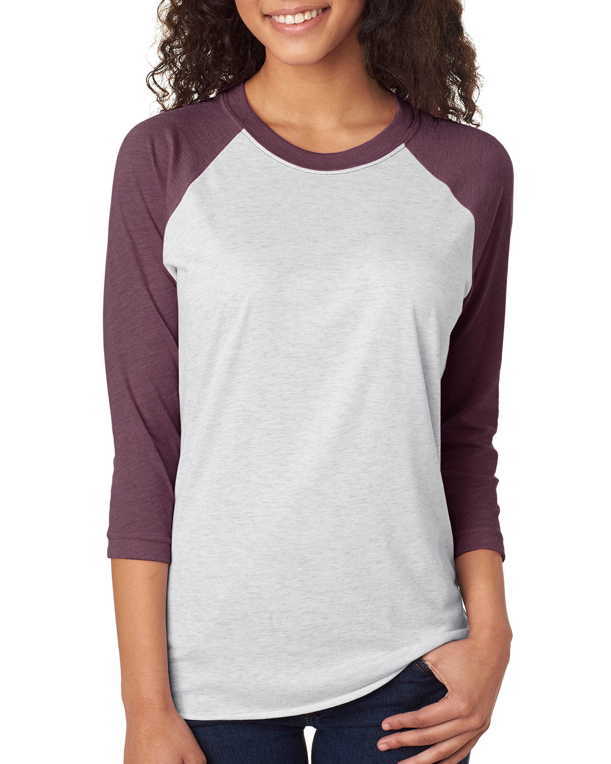 Dreaming of a White Christmas Unisex Baseball/Raglan T-Shirt