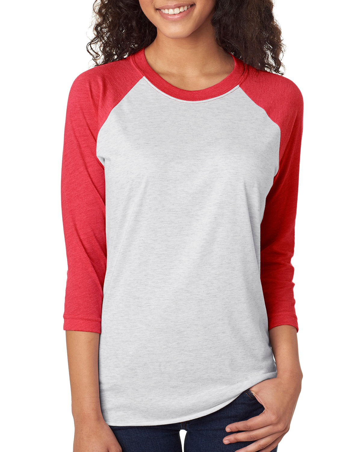 My Favorite Color is Christmas Lights Unisex Baseball/Raglan T-Shirt