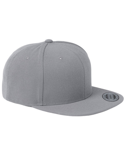 Yupoong Adult 6-Panel Structured Flat Visor Classic Snapback 6089