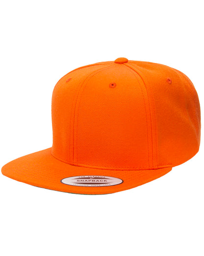 Yupoong Adult 6-Panel Structured Flat Visor Classic Snapback 6089