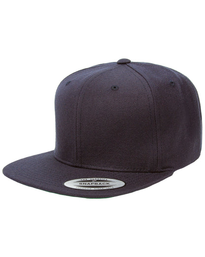 Yupoong Adult 6-Panel Structured Flat Visor Classic Snapback 6089