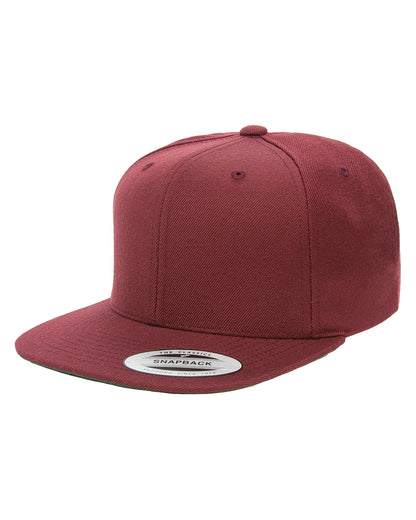 Yupoong Adult 6-Panel Structured Flat Visor Classic Snapback 6089