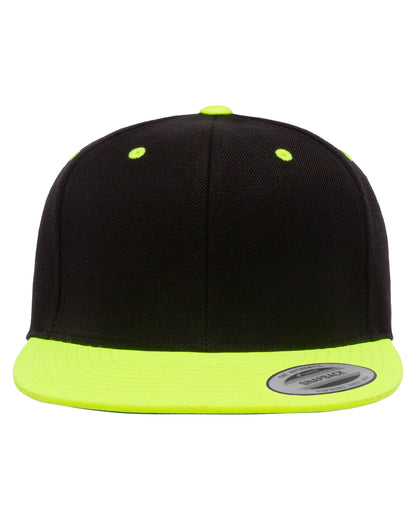 Yupoong Adult 6-Panel Structured Flat Visor Classic Snapback 6089