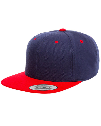 Yupoong Adult 6-Panel Structured Flat Visor Classic Snapback 6089