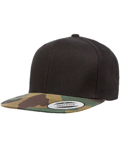 Yupoong Adult 6-Panel Structured Flat Visor Classic Snapback 6089