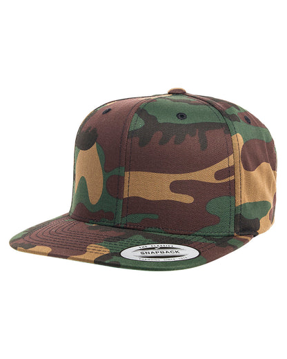 Yupoong Adult 6-Panel Structured Flat Visor Classic Snapback 6089