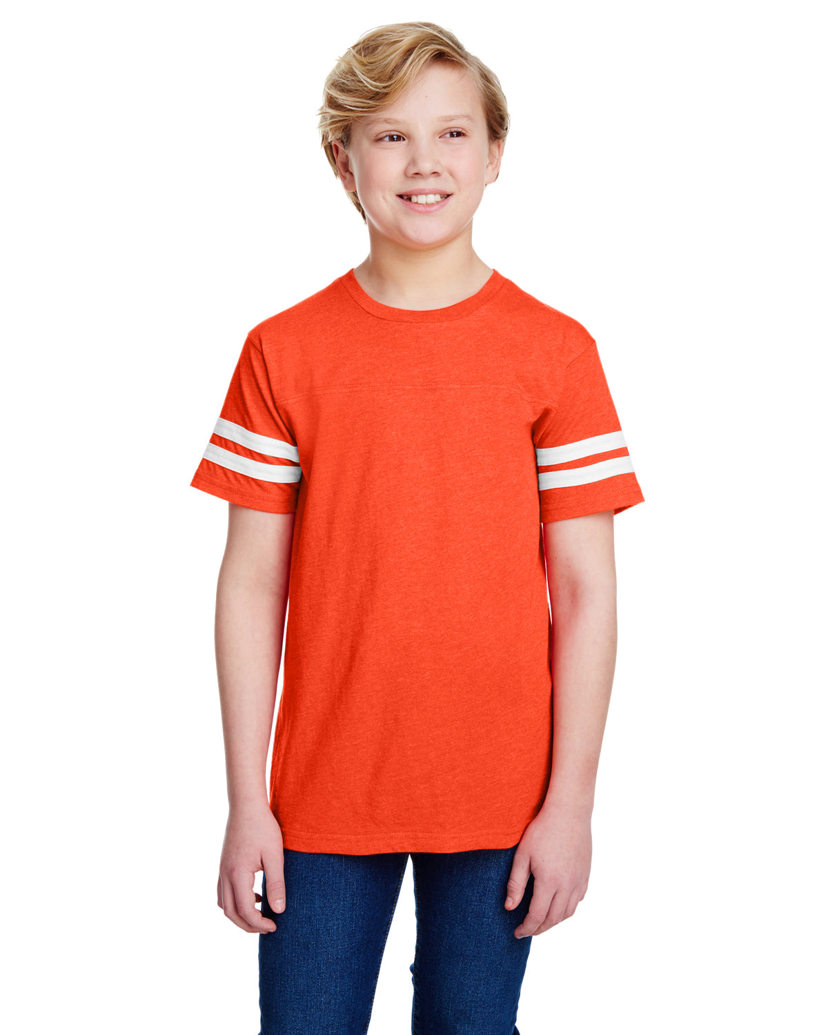 Youth Football Fine Jersey T-Shirt LAT 6137