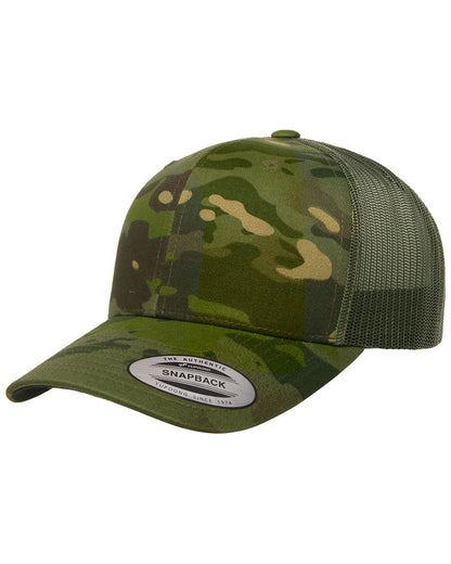 Yupoong Retro Trucker Multicam Snapback 6606MC