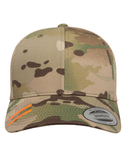 Yupoong Retro Trucker Multicam Snapback 6606MC
