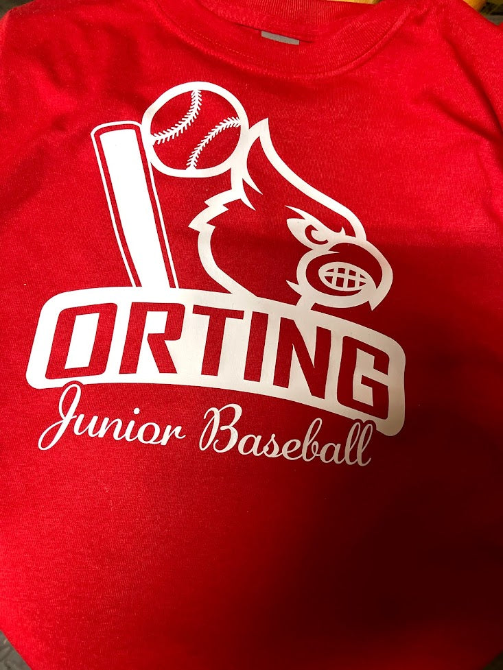 Orting Jr. Baseball Fan Shirt 29MR