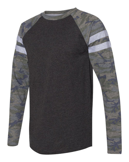 Men's Gameday Mash-Up Long Sleeve Fine Jersey T-Shirt