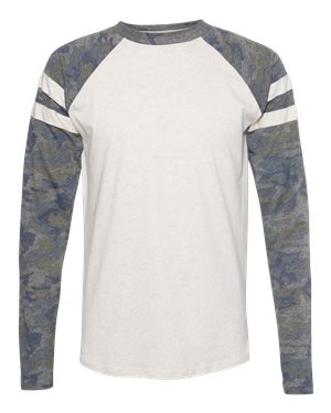 Men's Gameday Mash-Up Long Sleeve Fine Jersey T-Shirt