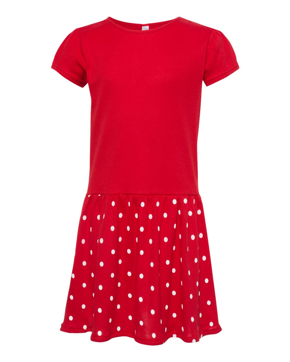 Vestido de canalé para bebé niña 2T-5-6
