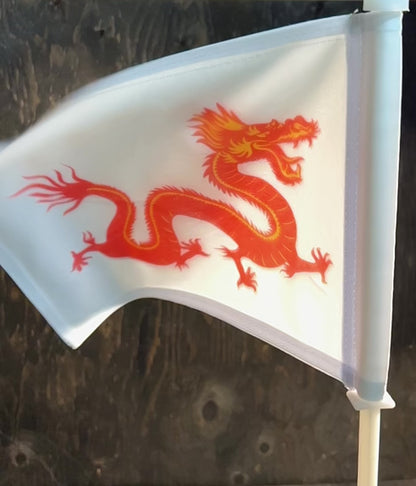 Wheel of time inspired Car Flags