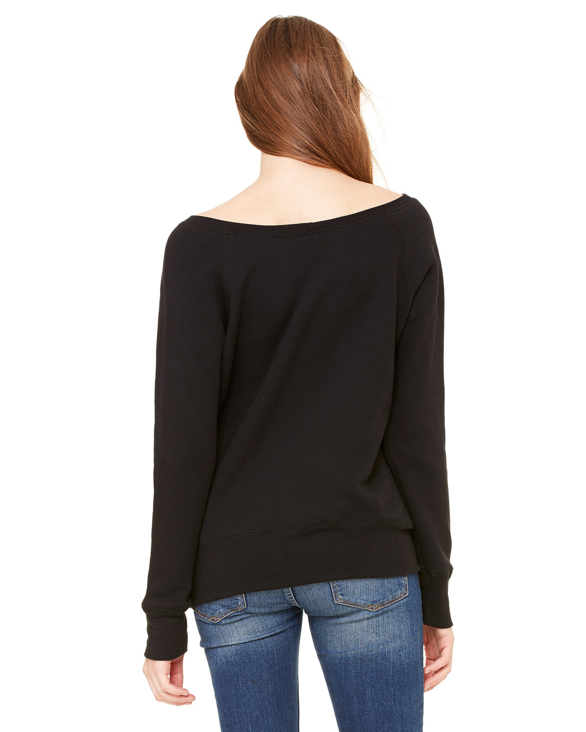 Women’s Sponge Fleece Wide Neck Sweatshirt - 7501