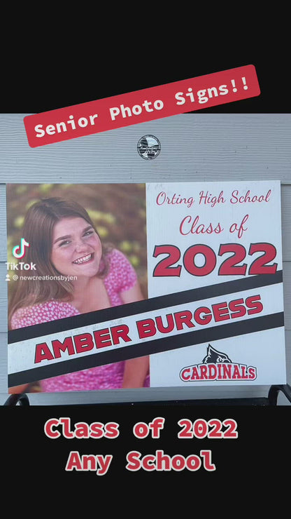 2024 Senior Photo Yard Sign - 24 x 18 Full Color