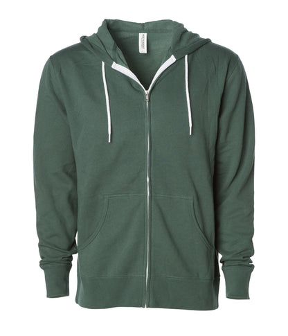 Sudadera unisex ligera, ajustada, con capucha y cremallera AFX90UNZ