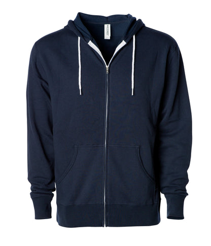 Sudadera unisex ligera, ajustada, con capucha y cremallera AFX90UNZ