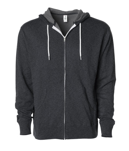 Sudadera unisex ligera, ajustada, con capucha y cremallera AFX90UNZ