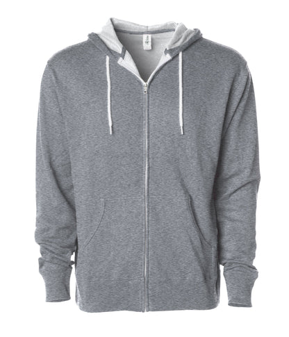Sudadera unisex ligera, ajustada, con capucha y cremallera AFX90UNZ