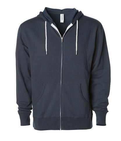 Sudadera unisex ligera, ajustada, con capucha y cremallera AFX90UNZ
