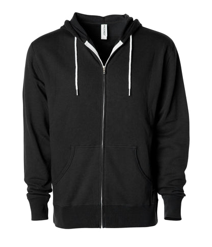 Sudadera unisex ligera, ajustada, con capucha y cremallera AFX90UNZ