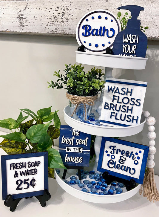 Kit de bricolaje con bandeja escalonada para baño