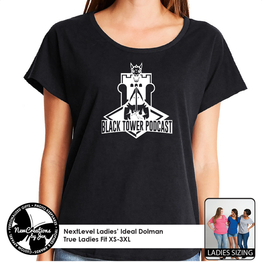 BTP - Camiseta Dolman para mujer NextLevel