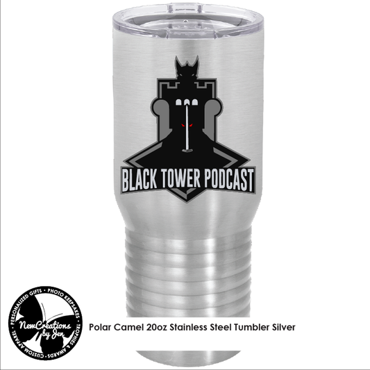 BTP - Vaso de acero inoxidable color camello polar de 20 oz