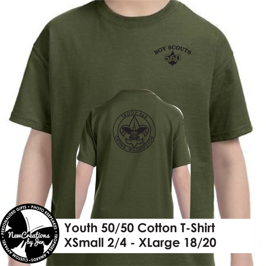Camiseta juvenil 50/50 de los Boy Scouts