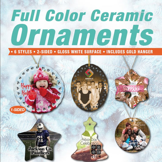 Personalized Ceramic Ornaments