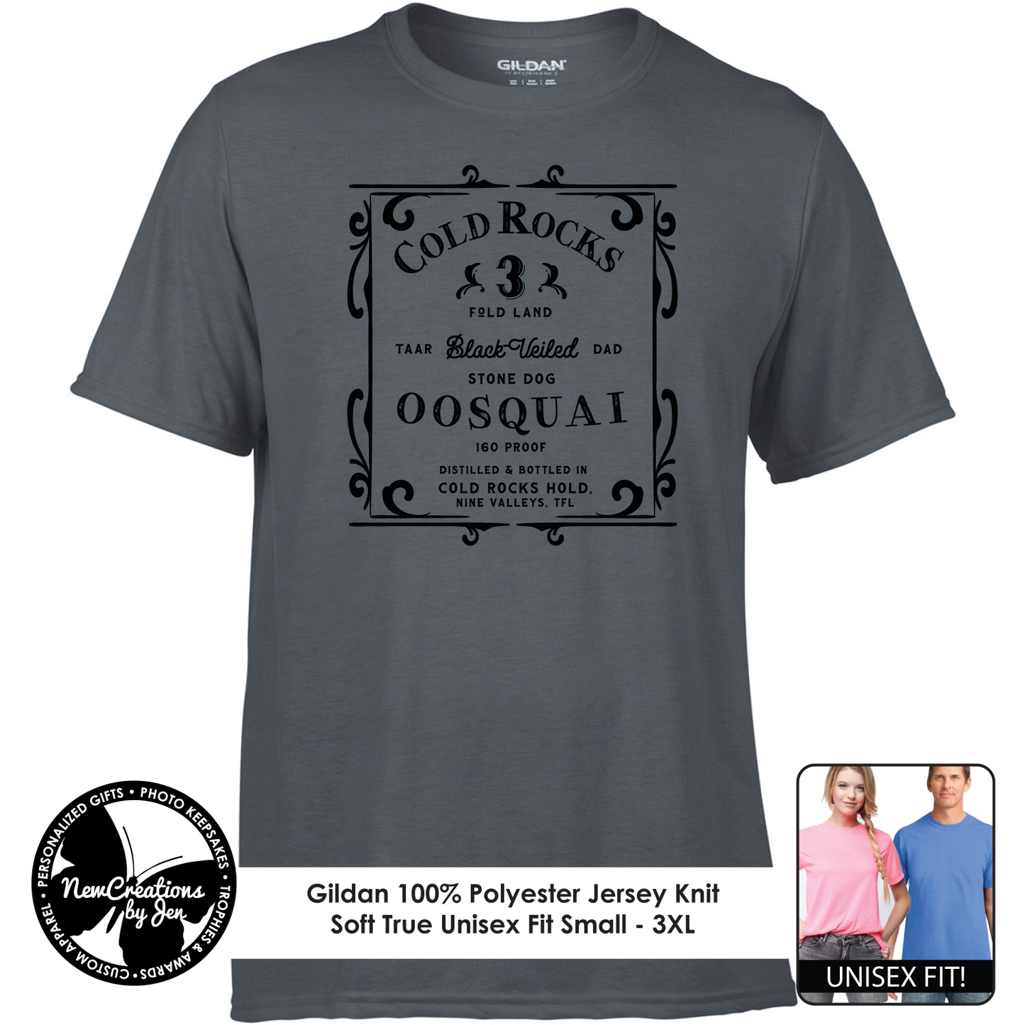 Camisetas ligeras de recuerdo de Cold Rocks Oosquai inspiradas en La Rueda del Tiempo