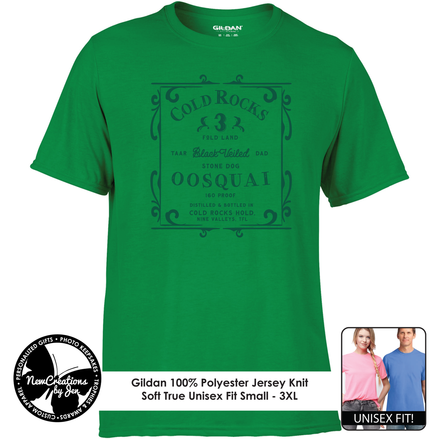 Camisetas ligeras de recuerdo de Cold Rocks Oosquai inspiradas en La Rueda del Tiempo