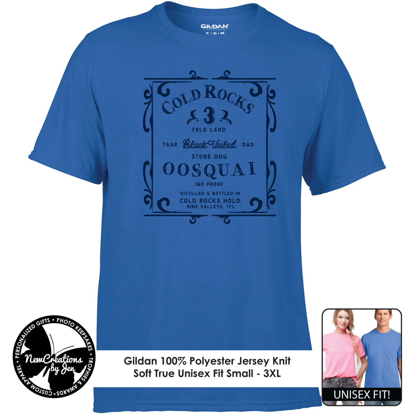 Camisetas ligeras de recuerdo de Cold Rocks Oosquai inspiradas en La Rueda del Tiempo