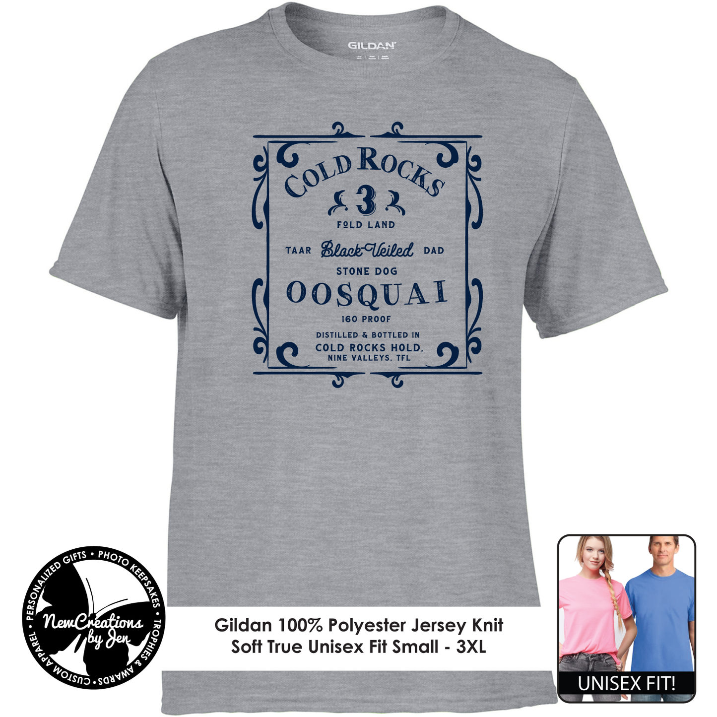 Camisetas ligeras de recuerdo de Cold Rocks Oosquai inspiradas en La Rueda del Tiempo