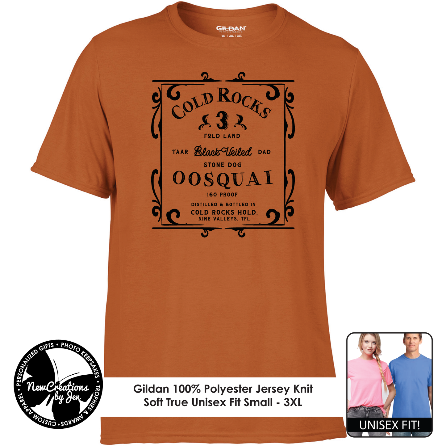 Camisetas ligeras de recuerdo de Cold Rocks Oosquai inspiradas en La Rueda del Tiempo