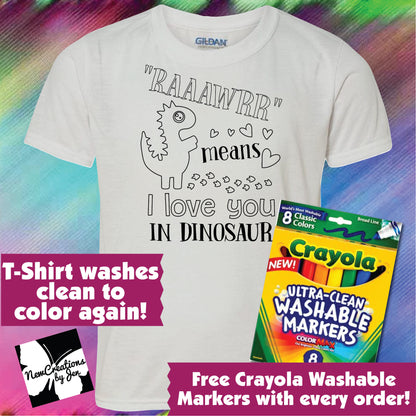 Fun Coloring Shirts COLOR • WASH • REPEAT