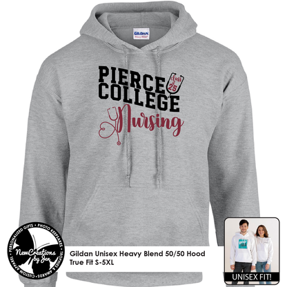 Pierce College Nursing Hooded Sweatshirt
